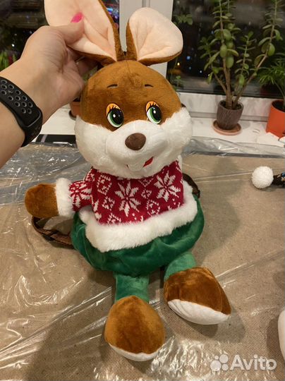 Зайцы рюкзаки 2 шт