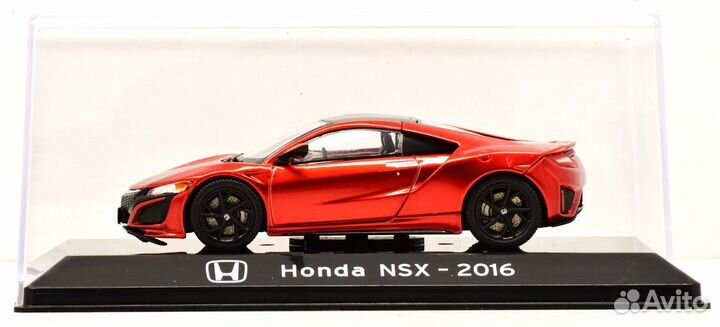 Модель honda NSX (2016) red metal. 1:43 edicola