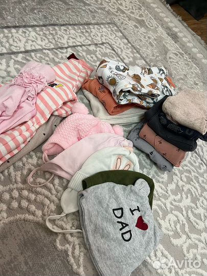 Пакет вещей для девочки 68
