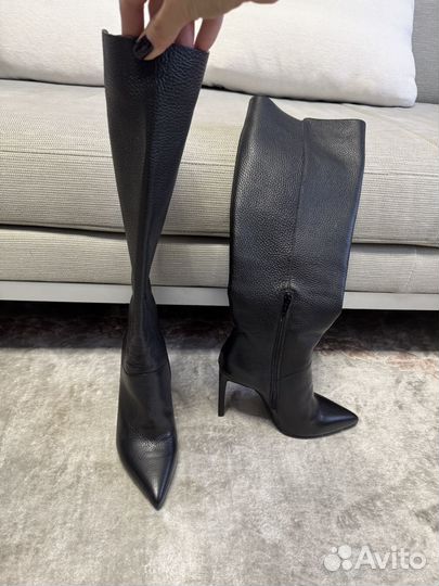 Сапоги Pollini кожанные