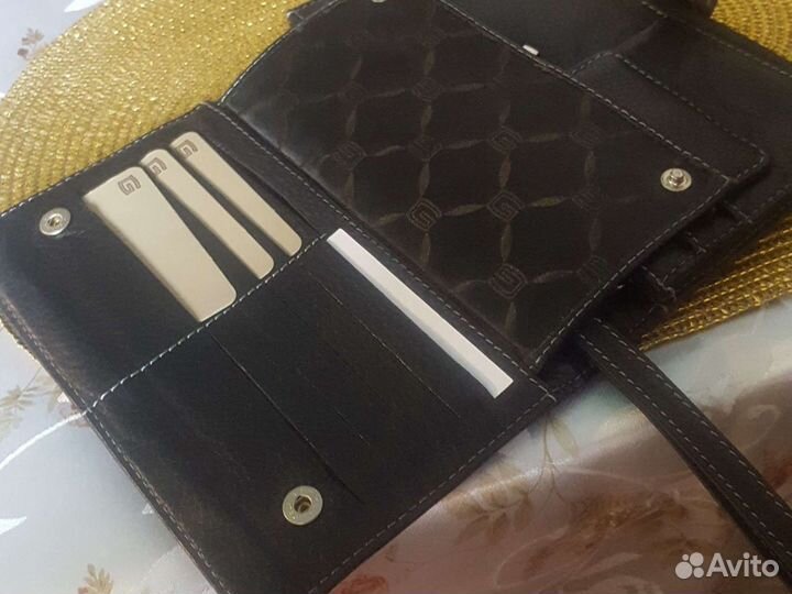 Борсетка кожаная мужская Giudi