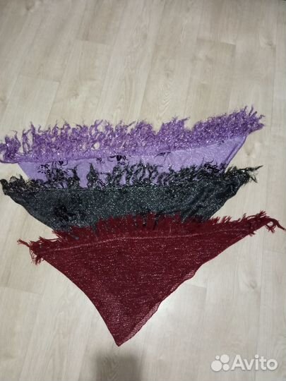 Ретро- косынки с люрексом разные