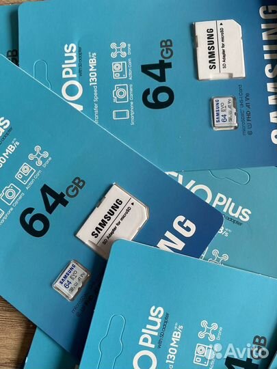 Карта памяти Samsung EVO Plus 64 Gb с доставкой