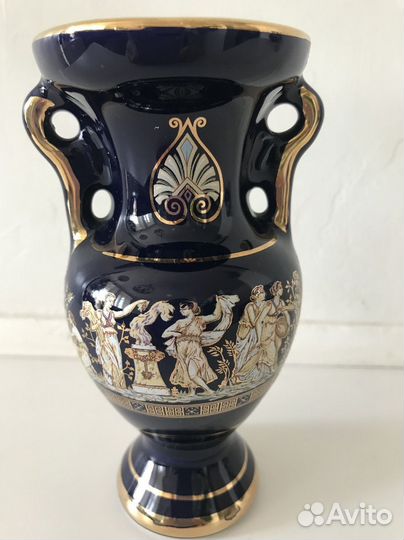 Вазочка Terracotta greek design 24k gold