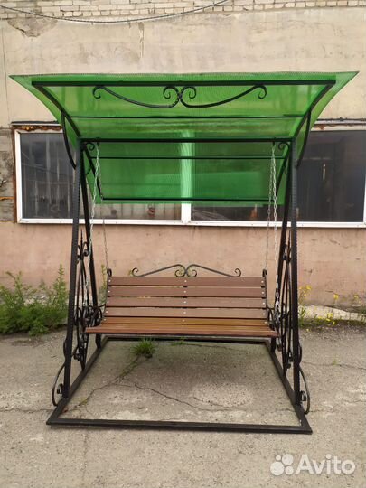 Кованые качели, лавочки