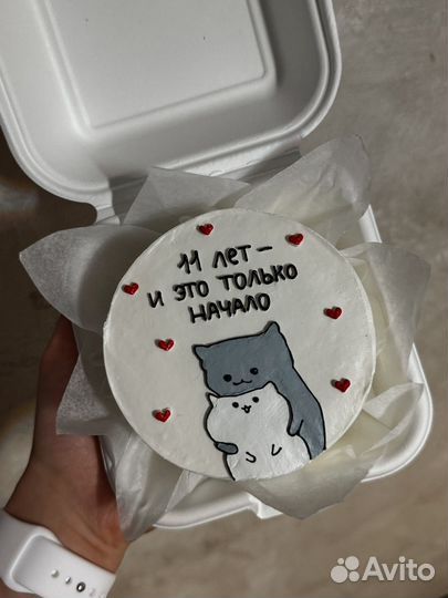 Бенто-торт размер S на заказ