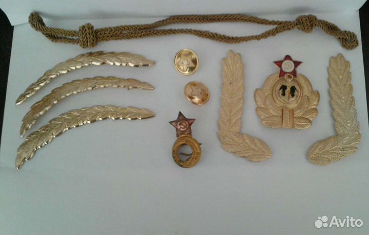 Вмф СССР. Ремень,погоны,пилотка,фурнитура