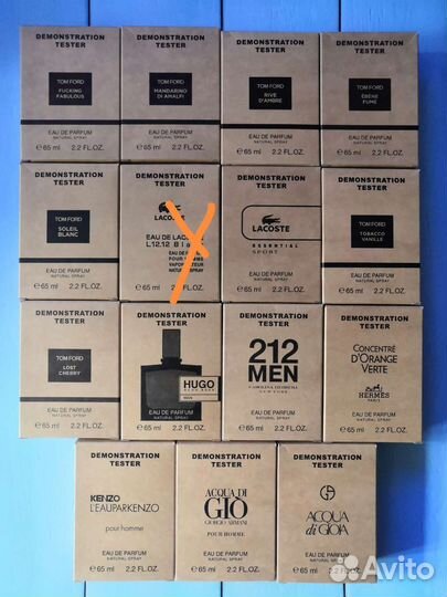 Тестеры м/ж,Duty free ОАЭ, Дубай