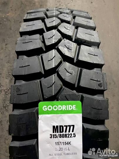 Грузовые шины Goodride 315/80R22,5 157/154K MD777