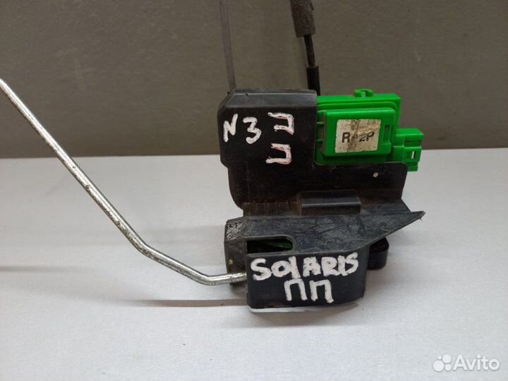 Замок двери передний правый Hyundai Solaris 2012