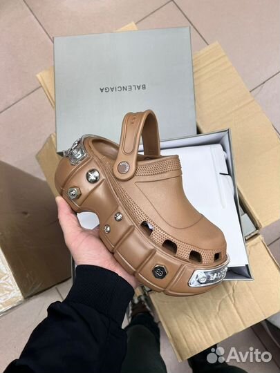 Тапки crocs sabo balenciaga