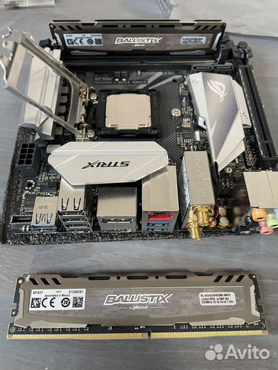 Материнская плата Asus rog strix z370i+i5 8400+16G