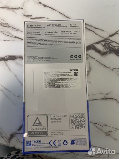 TECNO Camon 20, 8/256 ГБ