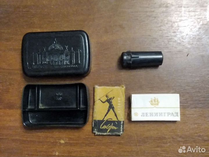 Футляр бритвы,карандаш,бритвы раритет СССР
