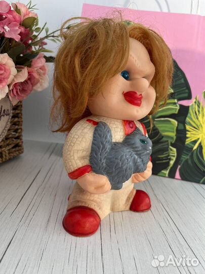 Кукла резиновая СССР клоун Куклачев