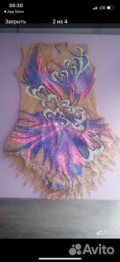 Купальник для гимнастики 128,акробатики