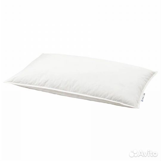 Подушка икеа IKEA пух перо низкая lundtrav