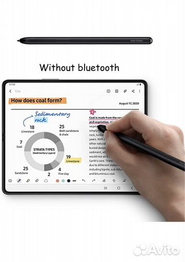 Стилус WiWU Stylus S Pen Fold Edition для Samsung