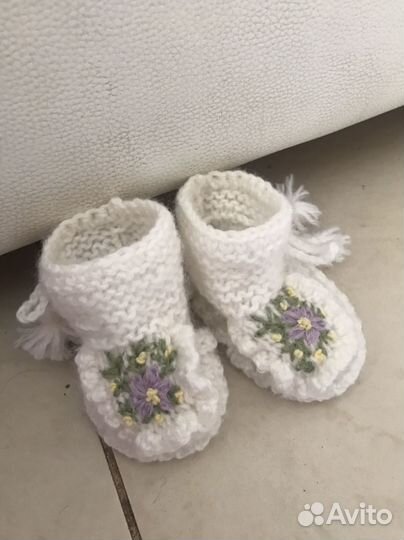 Пинетки для девочки нарядные