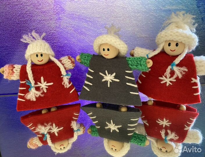 Веселые зимние человечки