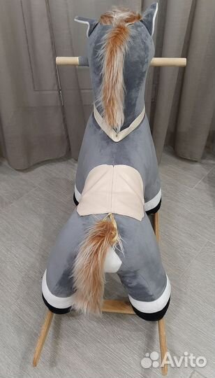 Лошадка качалка деревянная