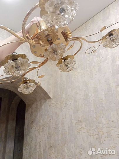 Люстра потолочная светодиодная бу