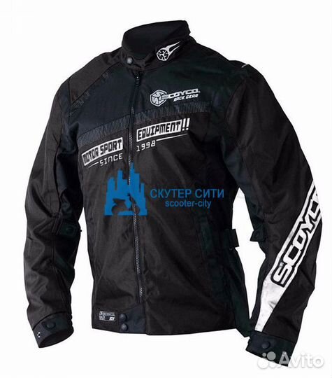 Мотокуртка текстиль Scoyco JK28 черная р-р XL (пр