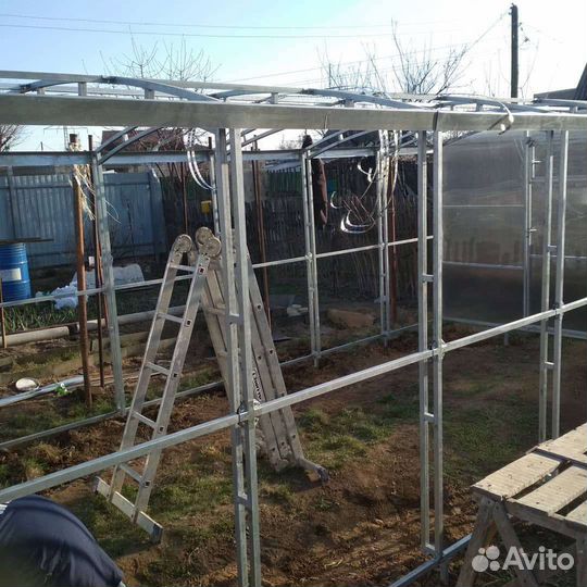 Теплица из оцинкованной трубы