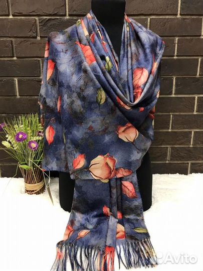 Палантин кашемировый