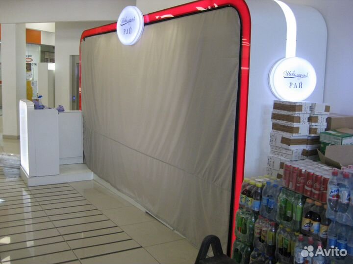 Чехлы и покрытия для торговых островков