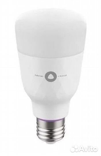 Умная лампа Яндекс E27 цветная 8 Вт Wi-Fi