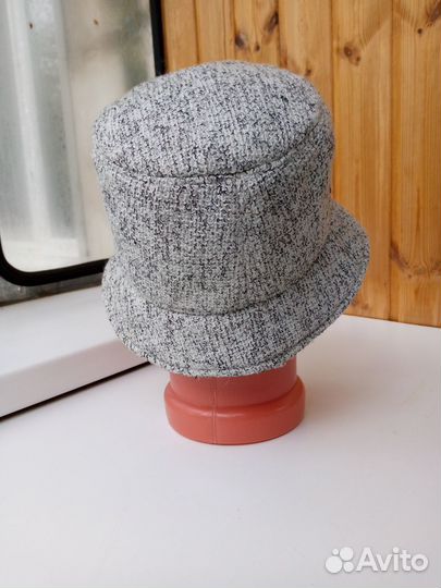 Шляпа унисекс панама серая KIN