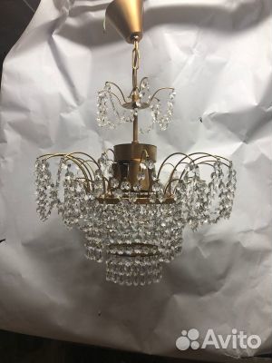 Люстра хрустальная, бра