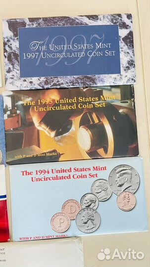 Годовой набор монет США