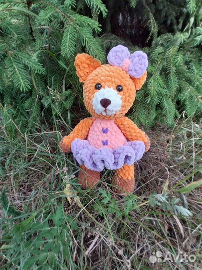 Вязаная лисичка