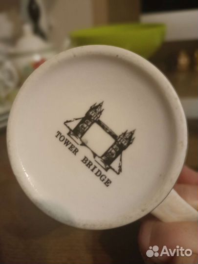 Кружка Англия костяной фарфор