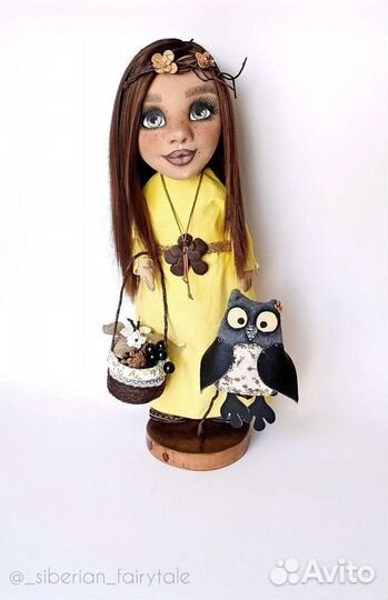 Текстильная интерьерная кукла