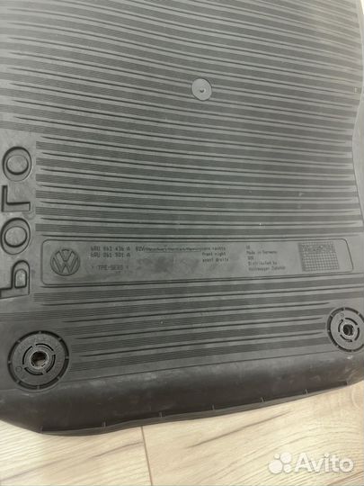Оригинальные коврики volkswagen polo