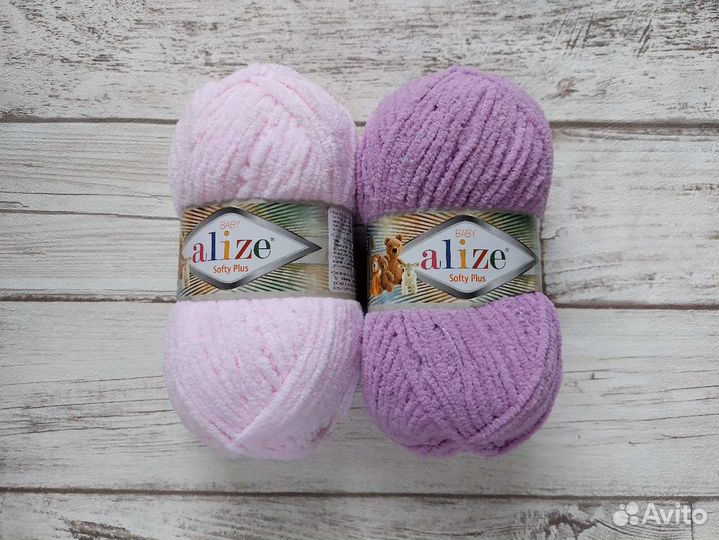 Плюшевая пряжа alize softy plus (Ализе Софти Плюс)
