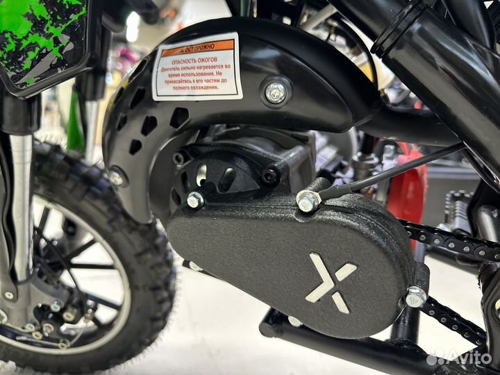 Детский мотоцикл миникросс 50 ES зеленый