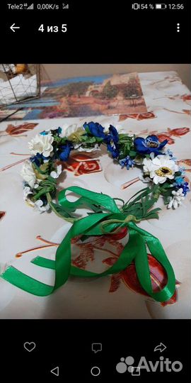 Венок ручной работы