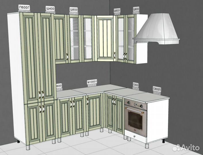 Кухня угловая Прованс