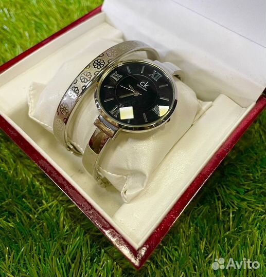 Calvin Klein Кварцевые Наручные Часы И Браслет