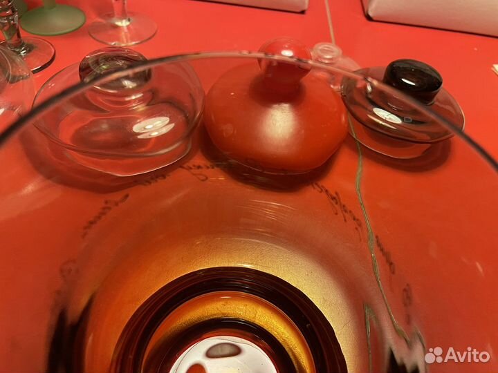 Стекло винтажное цветное