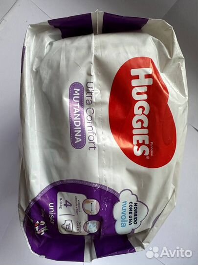 Подгузники Huggies Ultra Comfort 4