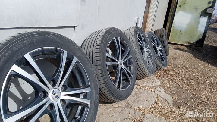 Литые диски r16 на toyota corolla с летней резиной