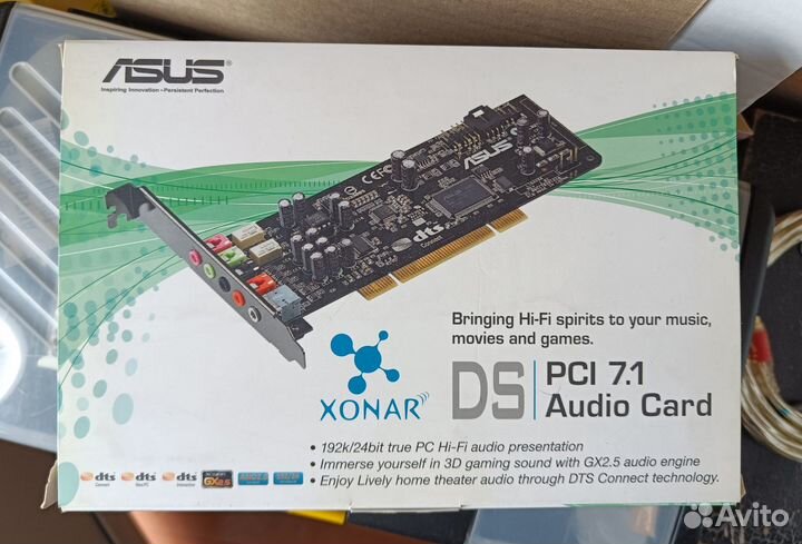 Звуковая (аудио) карта Asus Xonar DS pci 7.1