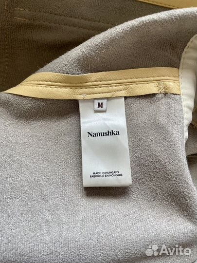 Кожаный комбинезон Nanushka