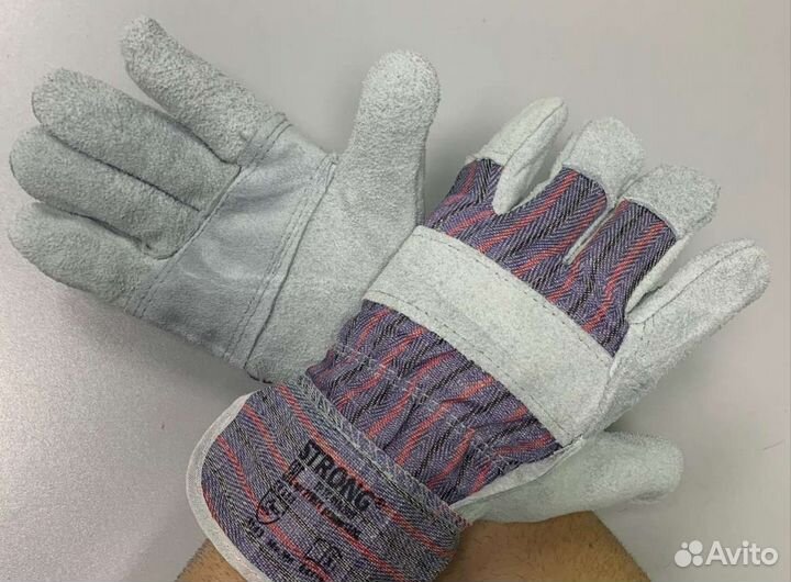 Продам перчатки рабочие спилковые