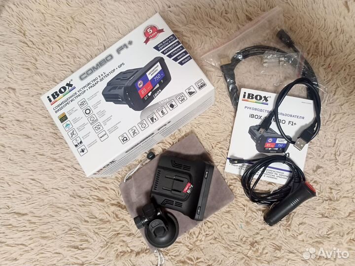 Видеорегистратор ibox f1+ combo 3в1